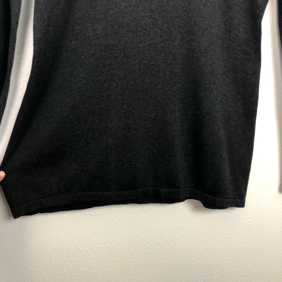 Natori Drop Shoulder Bell Sleeve V Neck Knit Top - Picture 6 of 13